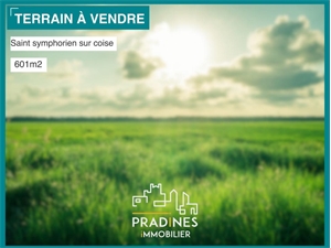 terrain à la vente -   69590  SAINT SYMPHORIEN SUR COISE, surface 601 m2 vente terrain - UBI445113428